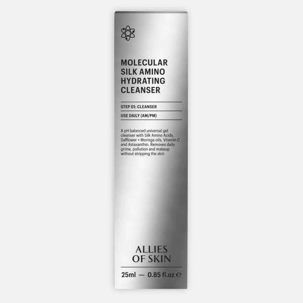 Allies of Skin Molecular Silk Amino Hydrating Cleanser 25 ml.