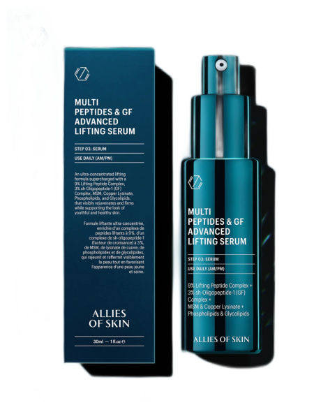 Allies of Skin Multi Peptides & GF Advanced Lifting Serum