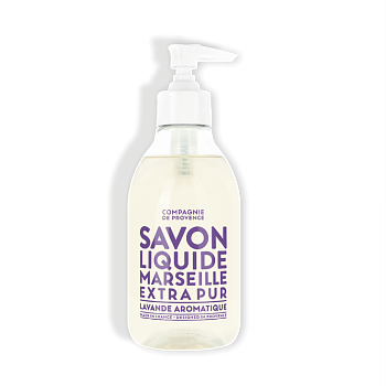 COMPAGNIE DE PROVENCE Lavande Aromatique Aromatic Lavender Liquid Marseille Soap 300 ml.
