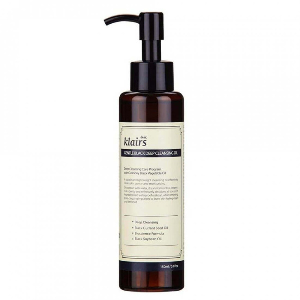 Dear, Klairs Gentle Black Deep Cleansing Oil
