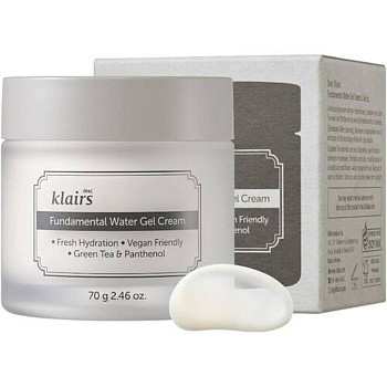 Dear, Klairs Fundamental Water Gel Cream