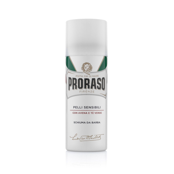 Proraso Shaving Foam Sensitive Green Tea and Oatmeal 50 ml.