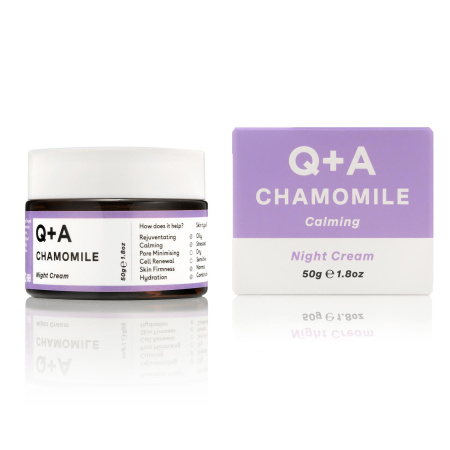 Q+A Chamomile Calming Night Cream