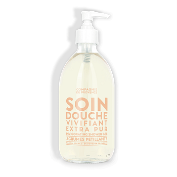 COMPAGNIE DE PROVENCE Agrumes Petillants Sparkling Citrus Invigorating Shower Gel 500 ml.