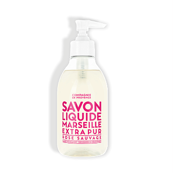 COMPAGNIE DE PROVENCE Rose Sauvage Wild Rose Liquid Marseille Soap 300 ml.