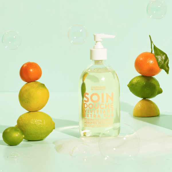 COMPAGNIE DE PROVENCE Agrumes Petillants Sparkling Citrus Invigorating Shower Gel 500 ml.