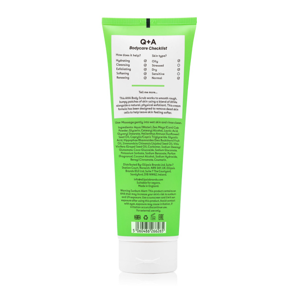 Q+A AHA EXFOLIATOR Body ScRUB